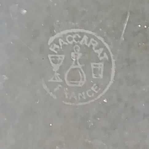 קערת קריסטל משגעת עם מכסה, וינטג' צרפתי, בקרה - Baccarat