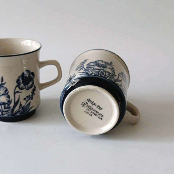 זוג ספלי מאג , וינטג' יפני