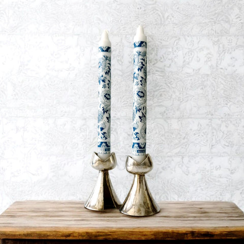 זוג פמוטים מעוצבים, Silver Plated, סטודיו הדני, ירושלים
