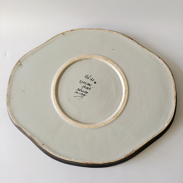 מגש קרמיקה אובלי, בצבעוניות נהדרת, וינטג' הולנדי , Speciaal Eleia