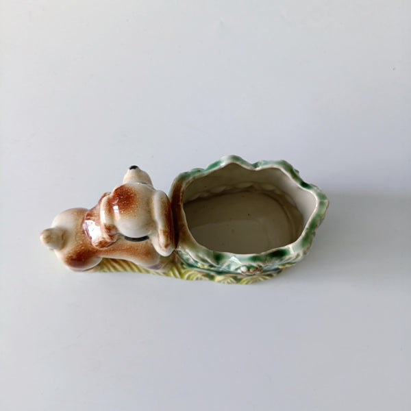 כלי מתוק לצמח קטן, Planter, וינטג' יפני