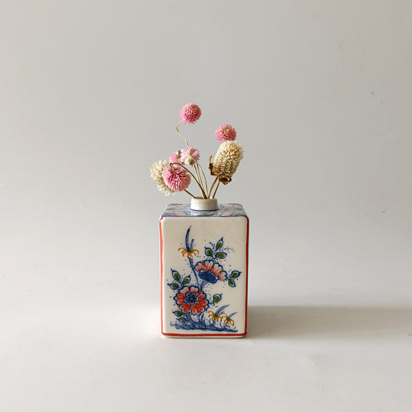 אגרטל בקבוק מקסים, ציור יד, וינטג' הולנדי