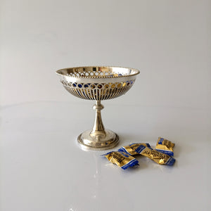 כלי על רגל, Silver Plated, לתכשיטים או סוכריות, וינטג'