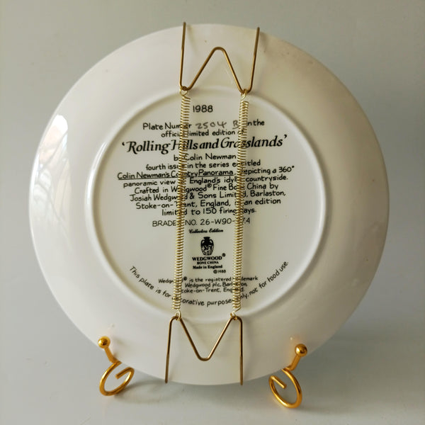 צלחת לתליה, Rolling Hills and Grasslands - וינטג' אנגלי, Wedgwood