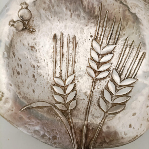 מאפרה, Silver Plated, בצורת מטבע של גרוש, סטודיו דנון