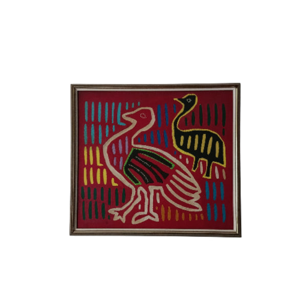 Guna Mula - תמונת טקסטיל, יצירה שבטית, וינטג'