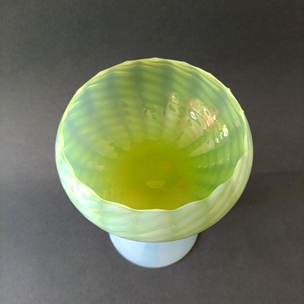 מציאה נדירה, Stelvia Glass (Empoli, Italy), כלי זכוכית דקורטיבי מדהים