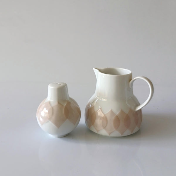 סט כלי פורצלן, וינטג' גרמני, Rosenthal, עיצוב Björn Wiinblad