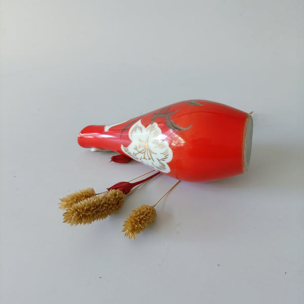 Bud Vase - אגרטל פורצלן קטן ומתוק, וינטג' יפני