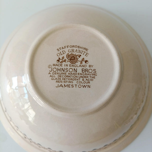 כלי הגשה לצלי ותבשילים/מרקיה, וינטג' אנגלי, Jhonson Brothers