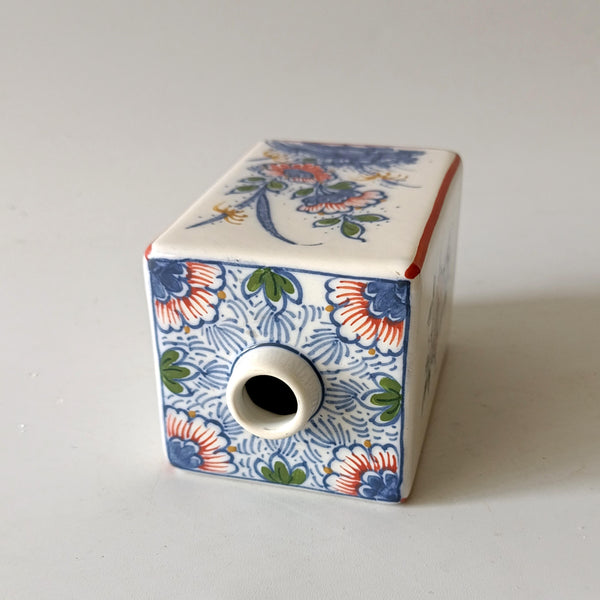 אגרטל בקבוק מקסים, ציור יד, וינטג' הולנדי