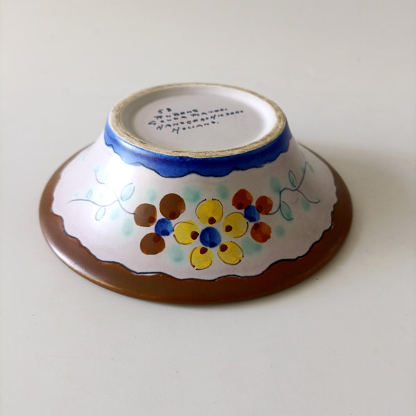 קופסת קרמיקה, Trinket Box, וינטג' הולנדי, ציור יד