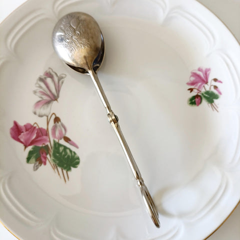 מלקחיים מהודרות, Silver Plated, וינטג' איטלקי