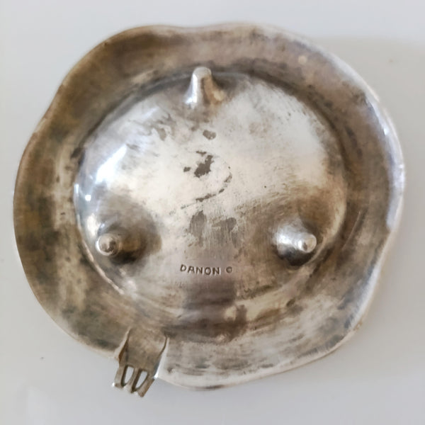 מאפרה, Silver Plated, בצורת מטבע של גרוש, סטודיו דנון