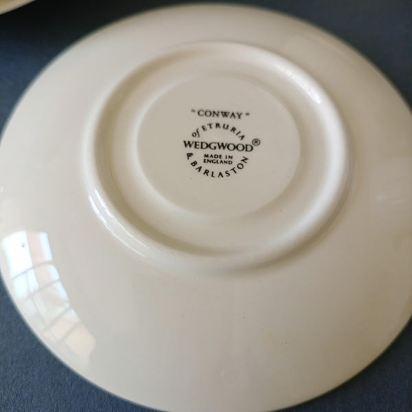 4 ספלים ותחתיות, וינטג' אנגלי, Wedgwood