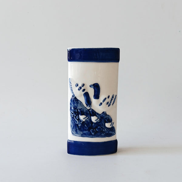 אגרטל קיר, Cache Pot, בעיטור ברווז בהבלטה