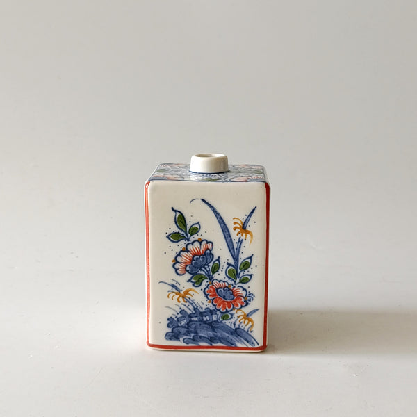 אגרטל בקבוק מקסים, ציור יד, וינטג' הולנדי