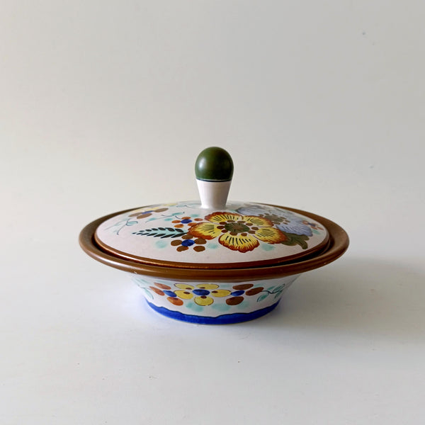 קופסת קרמיקה, Trinket Box, וינטג' הולנדי, ציור יד