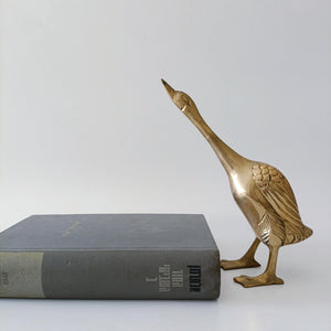 אווזד/ברווז גבוהה מבראס, וינטג'' solid Brass