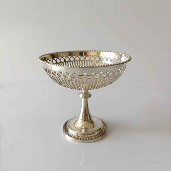 כלי על רגל, Silver Plated, לתכשיטים או סוכריות, וינטג'