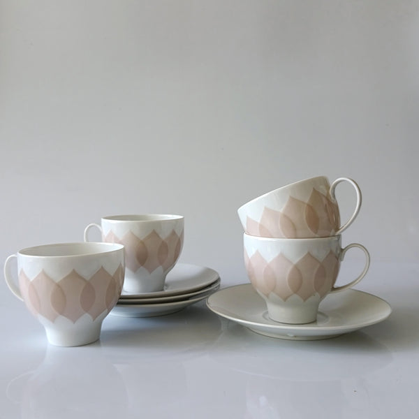 סט כלי פורצלן, וינטג' גרמני, Rosenthal, עיצוב Björn Wiinblad