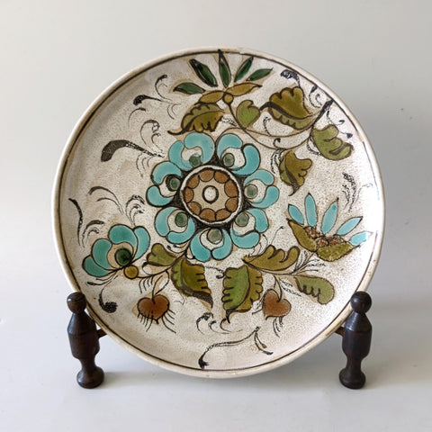 צלחת לתליה, עבודת יד, וינטג' איטלקי, בעיצוב , Elio Schiavon