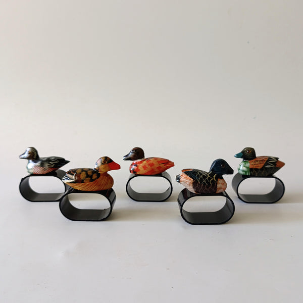 5 מחזיקי מפיות אישיות, וינטג', חדשים באריזה, ללא שימוש קודם