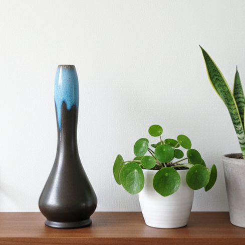 אגרטל בקבוק מקרמיקה, וינטג' אירופאי