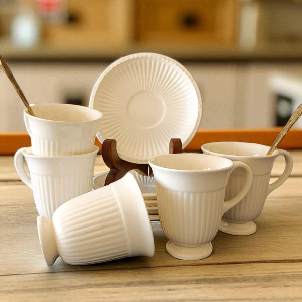 5 ספלים ותחתיות, וינטג' אנגלי, Wedgwood