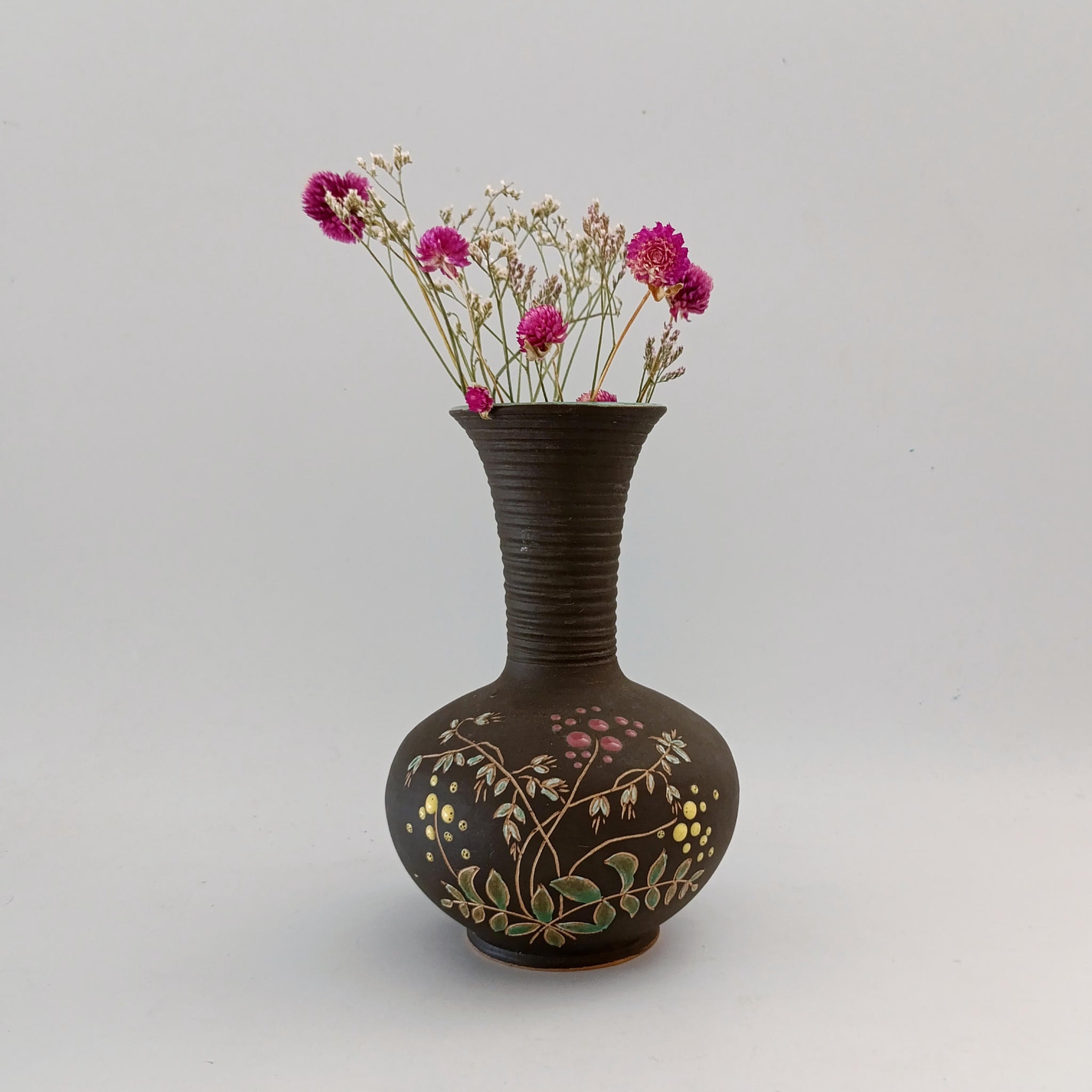 כד קרמיקה, ציור יד, וינטג'