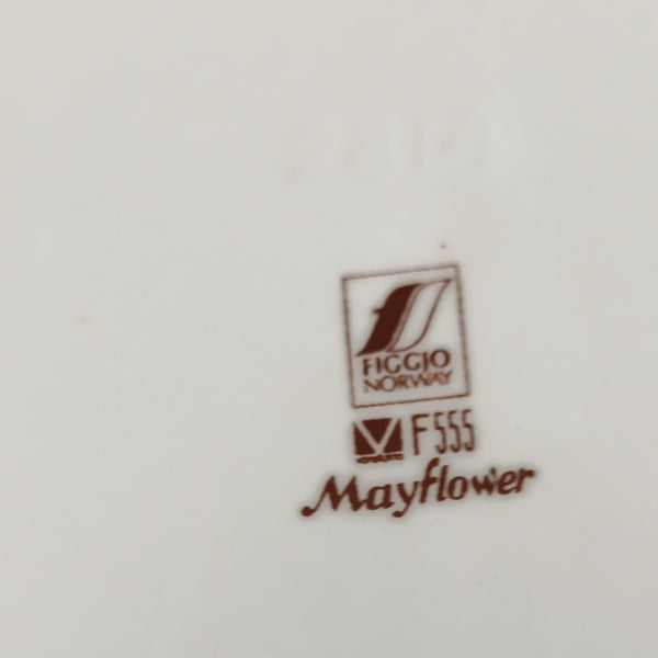מגש בינוני, וינטג' נורווגי, Figgjo מהסדרה Mayflower