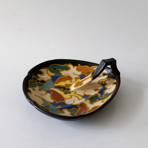 קערית נהדרת ויחודית, ציור יד, וינטג' הולנדי, Gouda