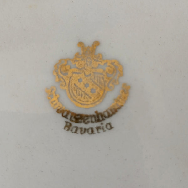 קערה ריבועית עם שוליים מחוררים, וינטג' גרמני