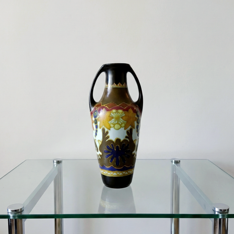 כד אמפורה, ציור יד, וינטג' הולנדי, Gouda