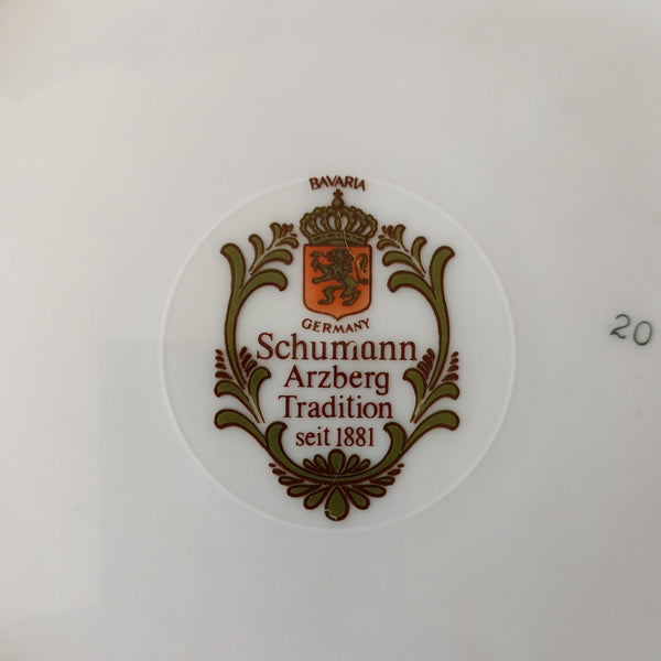 קערת הגשה עם שולי תחרה, וינטג' גרמני