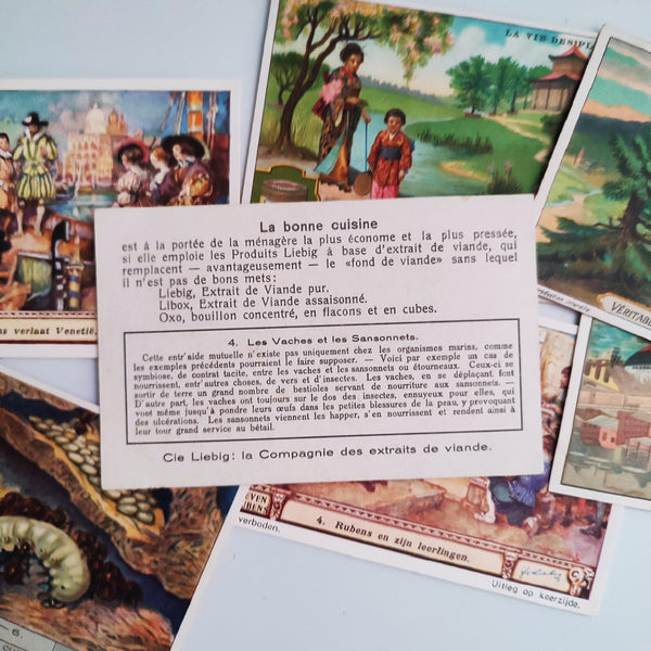 דף למיסגור מס' 21, עם 6 גלויות העולם המופלא, וינטג' פלמי, שנות השישים